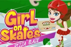 Girl on Skates - Pizza Blaze